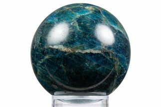 Bright Blue Apatite Sphere - Madagascar #334026