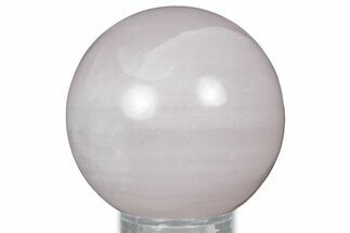 Polished Pink Manganoan (Mangano) Calcite Sphere - Fluorescent! #335023