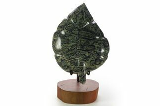 Polished Kambaba Jasper Leaf with Stand - Madagascar #335212