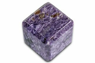 Polished Purple Charoite Cube - Siberia #335586