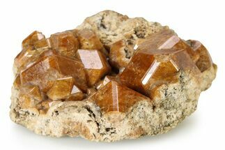 Lustrous Orange Spessartine Garnet Cluster - Argentina #336390