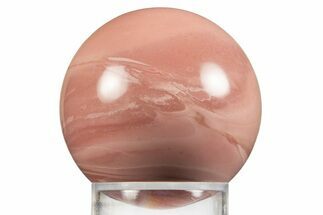 Polished Pink Opal Sphere - Western Australia #336537