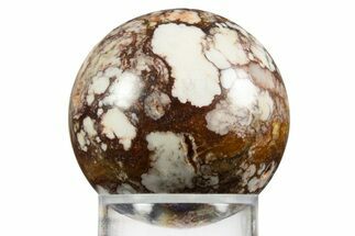 Polished Wild Horse Magnesite Sphere - Arizona #336539