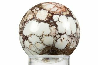 Polished Wild Horse Magnesite Sphere - Arizona #336541