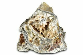 Druzy Turkish Citrine Crystal Cluster - New Find! #336936