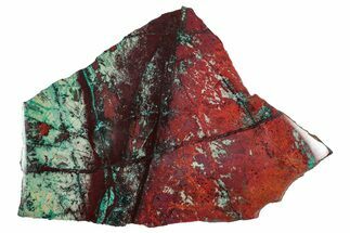 Vibrant Sonora Sunset (Chrysocolla Cuprite) Slab - Mexico #337022