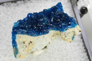 Vibrant Blue Veszelyite Crystal Cluster - China #337098