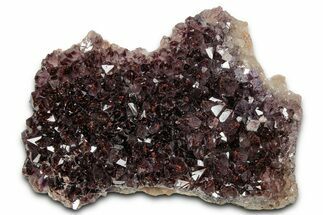 Thunder Bay Amethyst Cluster with Hematite - Canada #337163