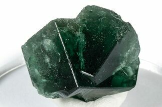 Fluorescent Green Fluorite Twins - Diana Maria Mine, England #337492