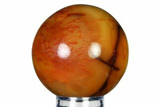 Colorful Carnelian Agate Sphere - Madagascar #337247