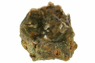 Sparkling Chrome Chalcedony Specimen - Chromite Mine, Turkey #336728