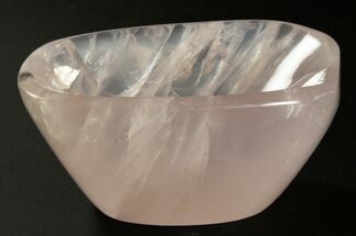 Polished Rose Quartz Dish #338448