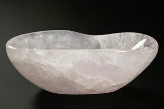 Polished Rose Quartz Dish #338450