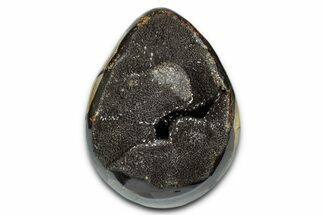 Polished Dragon Egg Septarian Geode - Free-Standing #339405