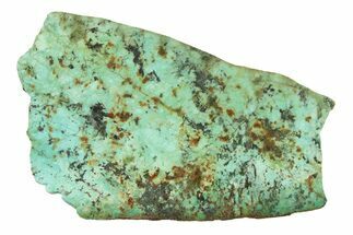 Bright Blue Apatite (Fluorapatite) Slab - Madagascar #338141