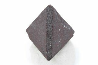 Red-Brown Tetrahedral Zunyite Crystal w/ Hematite - Iran #341799