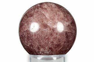 Polished Strawberry Quartz Sphere #342065