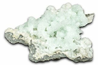 Sparkly Prehnite Pseudomorph After Laumontite - India #342412