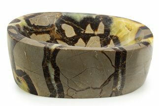 Eye-Eatching, Polished Septarian Bowl - Madagascar #342688