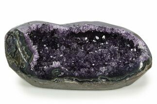 Sparkly Deep-Purple Amethyst Geode - Uruguay #342717