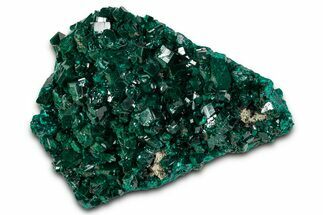 Sparkly, Emerald-Green Dioptase Crystals - Congo #343362