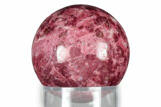 Hot-Pink, Polished Thulite Sphere - Trondheim, Norway #343930