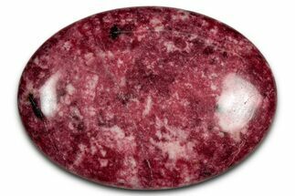 Vibrant Polished Thulite Stone - Trondheim, Norway #343906