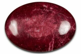 Vibrant Polished Thulite Stone - Trondheim, Norway #343914