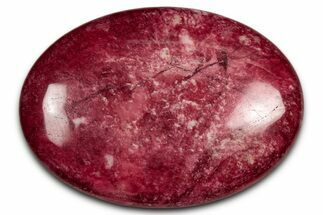 Vibrant Polished Thulite Stone - Trondheim, Norway #343920