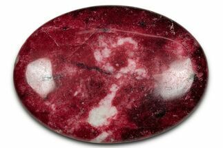 Vibrant Polished Thulite Stone - Trondheim, Norway #343925