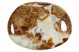 Polished Garnet In Wollastonite Stone - Namibia #343969