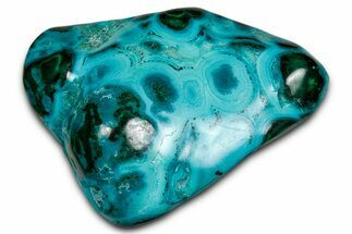 Vibrant Polished Malachite with Chrysocolla - DR Congo #336847