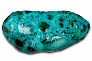 Vibrant Polished Malachite with Chrysocolla - DR Congo #336904