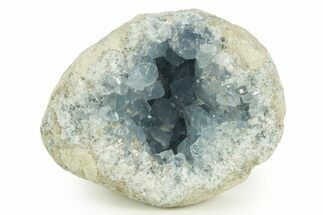 Sparkly, SKy-Blue Celestine (Celestite) Geode - Madagascar #344674