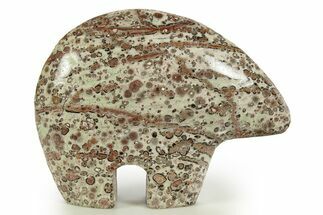 Carved Leopard Stone Zuni Bear - Mexico #344813