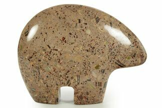 Carved Brecciated Chert Zuni Bear - Australia #344881