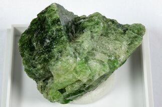 Lustrous Green Chrome Diopside - Minas Gerais, Brazil #344985