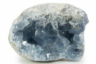 Sparkling Celestine (Celestite) Geode - Madagascar #344754