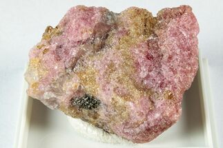 Pink Vittinkiite with Orange Spessartine Garnets - Madagascar #345076