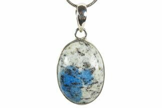 Polished K Granite Pendant (Necklace) - Sterling Silver #345241