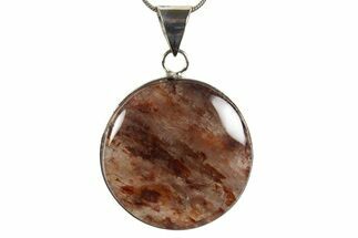 Hematoid Quartz Pendant (Necklace) #345324