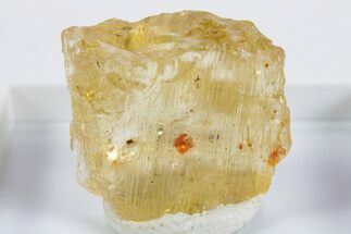 Lustrous Yellow Marialite (Scapolite) Crystal - Tanzania #345751