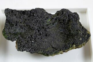 Sparkling Liebenbergite Crystals on Black Trevorite - Greece #345780