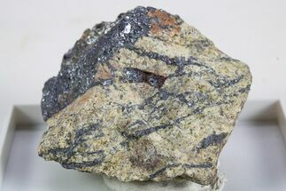Metallic Stromeyerite on Matrix - Czech Republic #345857