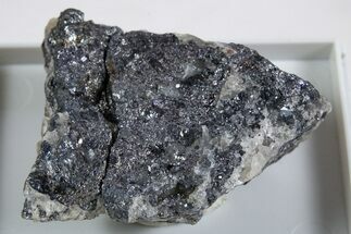 Metallic Stromeyerite with Quartz - Czech Republic #345858