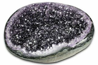 Sparkly Deep-Purple Amethyst Geode - Uruguay #345944