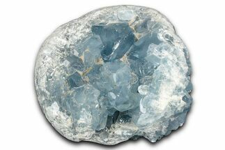 Sparkling Celestine (Celestite) Geode - Madagascar #344770