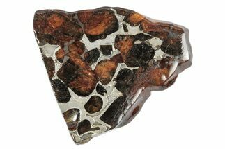 Sericho Pallasite Meteorite ( g) Slice - Kenya #346449