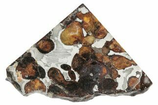 Sericho Pallasite Meteorite ( g) Slice - Kenya #346459