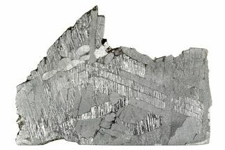 Etched Toluca Iron Meteorite ( g) Slice - Mexico #346483